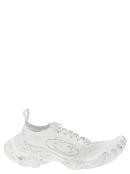 Balenciaga Anatomic Runner White Polyester Athletic Sneakers