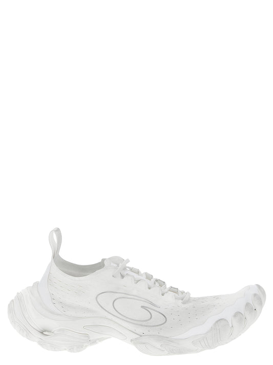 Balenciaga Anatomic Runner White Polyester Athletic Sneakers