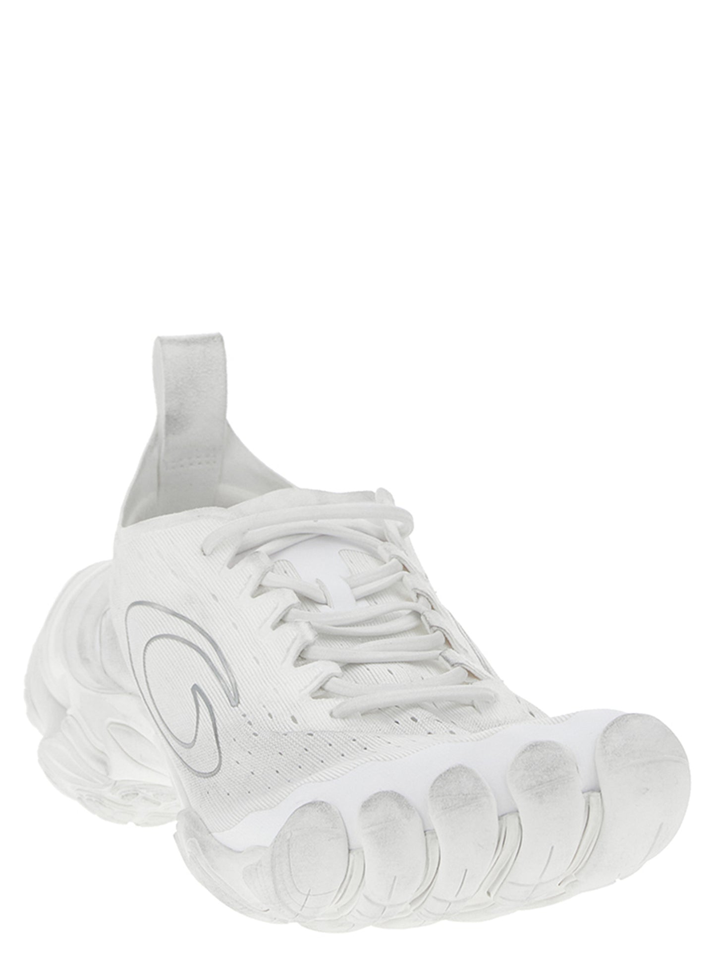 Balenciaga Anatomic Runner White Polyester Athletic Sneakers