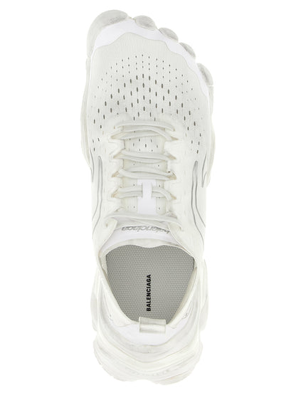 Balenciaga Anatomic Runner White Polyester Athletic Sneakers