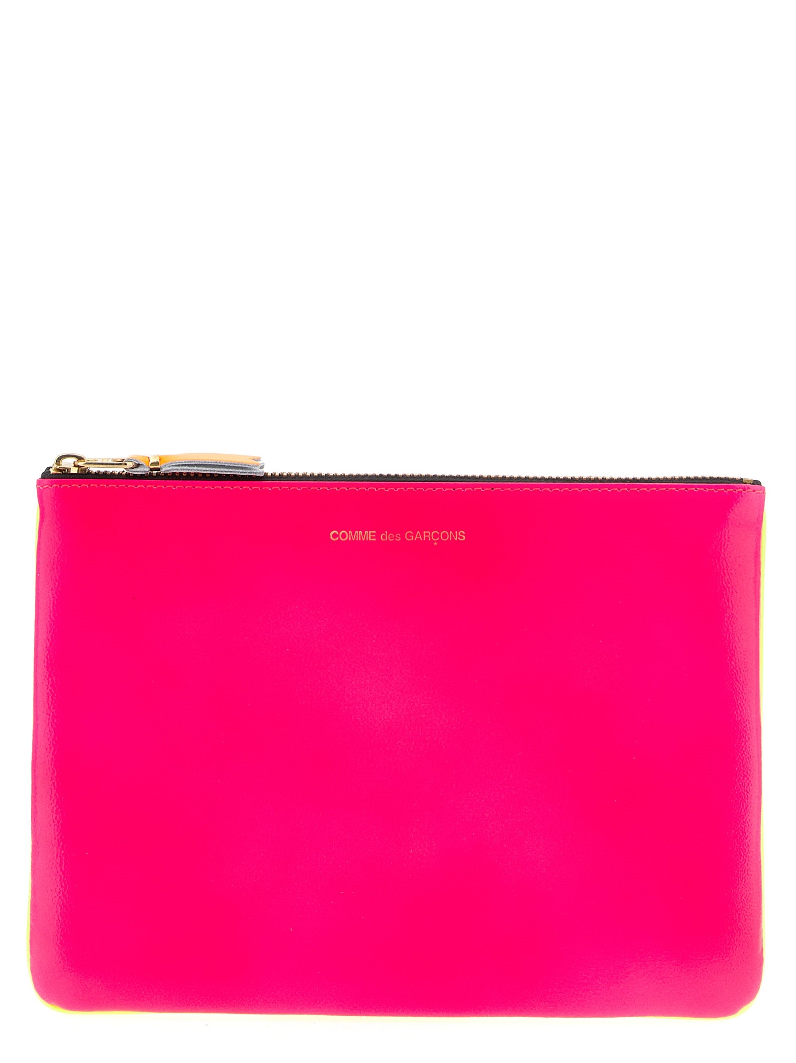 Comme des Garçons Multicolor Goatskin Cardholder - Super Fluo