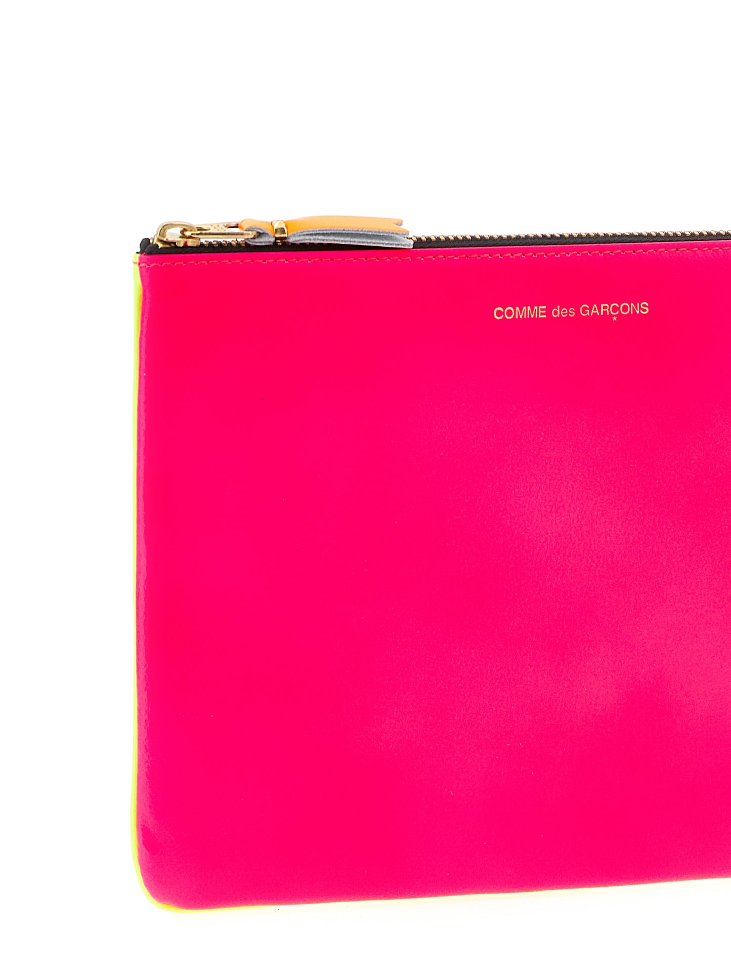 Comme des Garçons Multicolor Goatskin Cardholder - Super Fluo