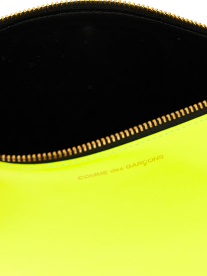 Comme des Garçons Multicolor Goatskin Cardholder - Super Fluo Leather Wallet