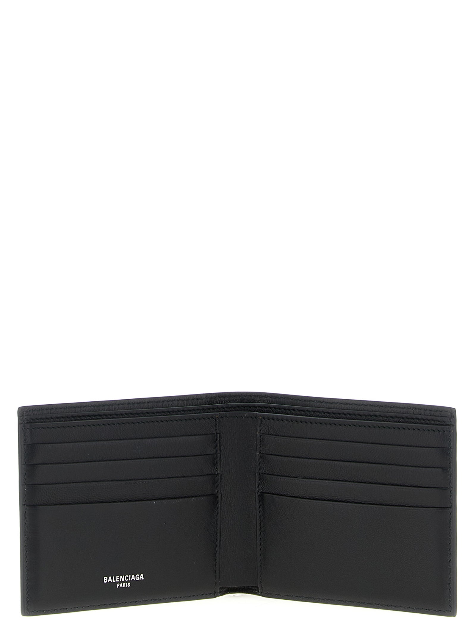 Balenciaga Passport Wallet in Black Calfskin