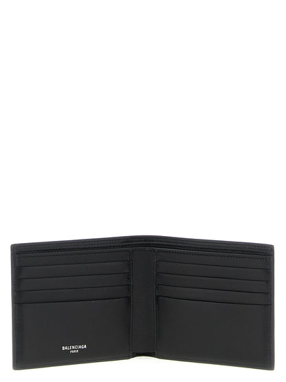 Balenciaga Passport Wallet in Black Calfskin