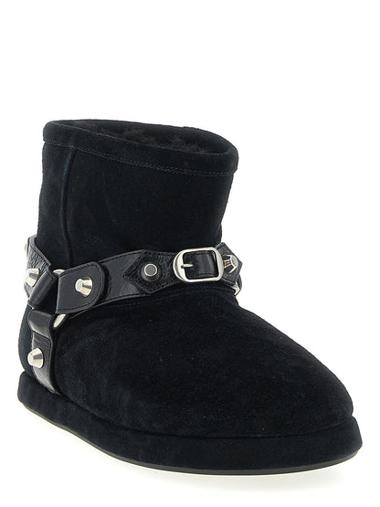 Balenciaga Alaska Soft Black Calfskin Ankle Boots