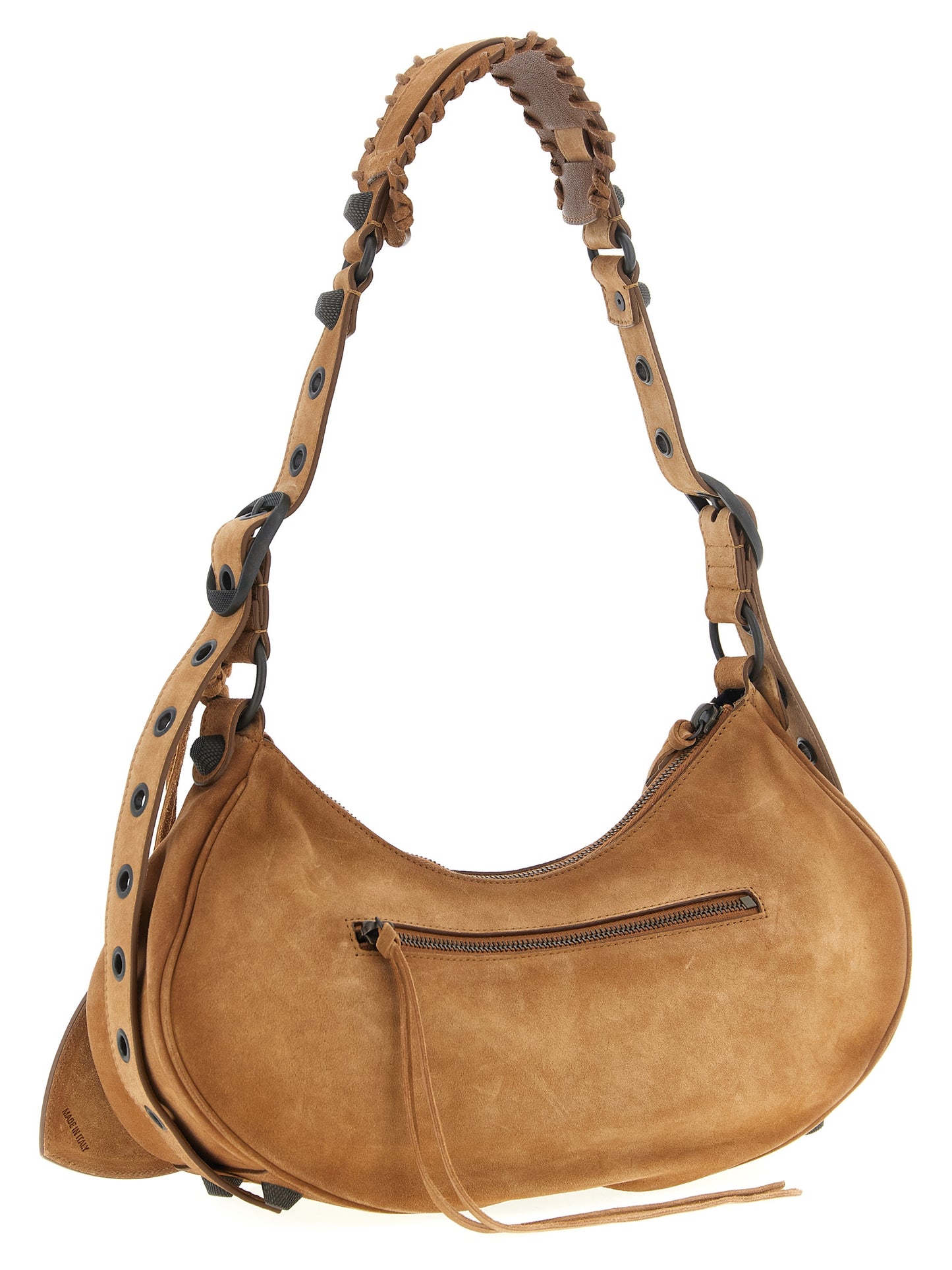 Balenciaga Le Cagole S Brown Calfskin Shoulder Bag