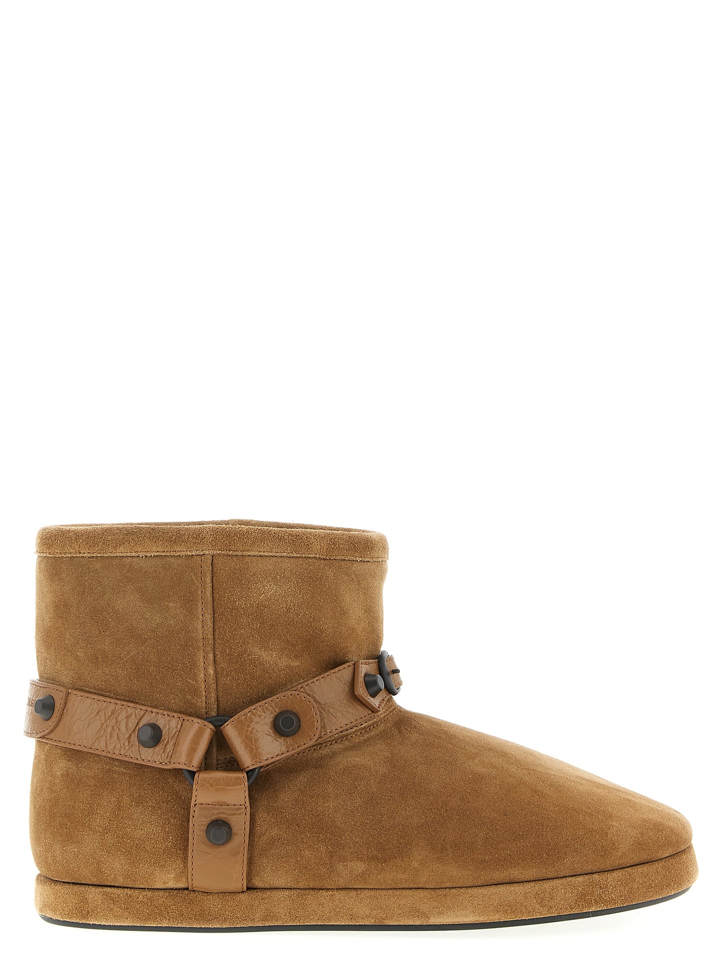Balenciaga Alaska Soft Beige Calfskin Ankle Boots