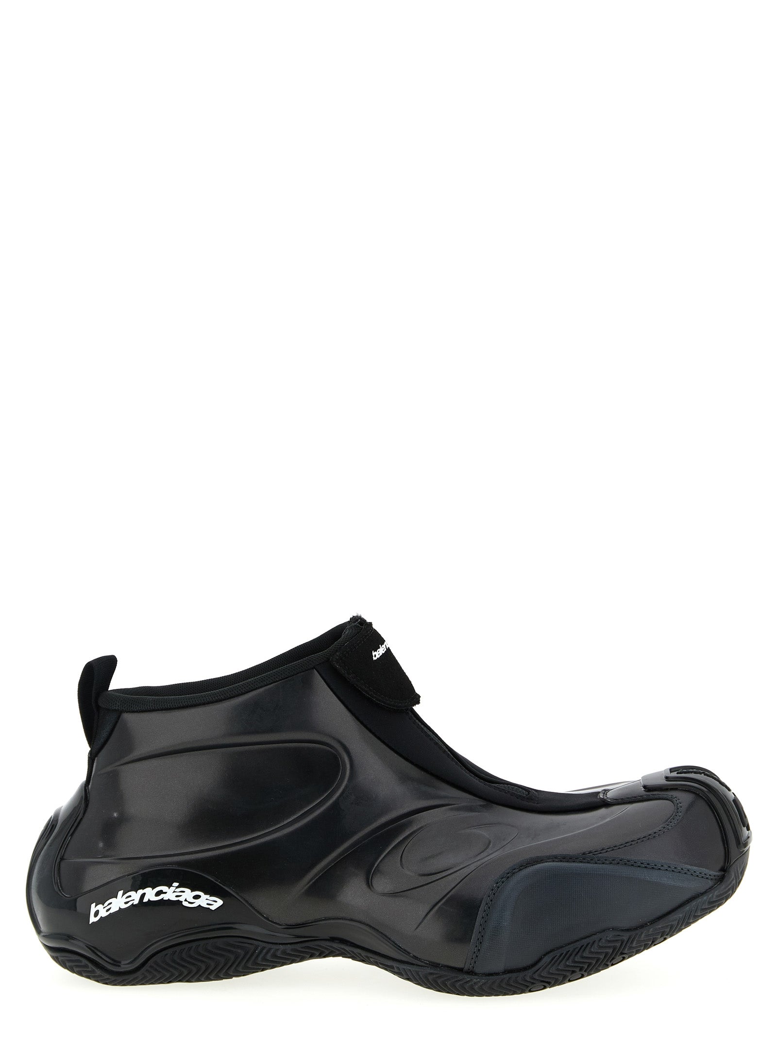Balenciaga Basketball Black Polyester Athletic Sneakers - EU 41 | US 8