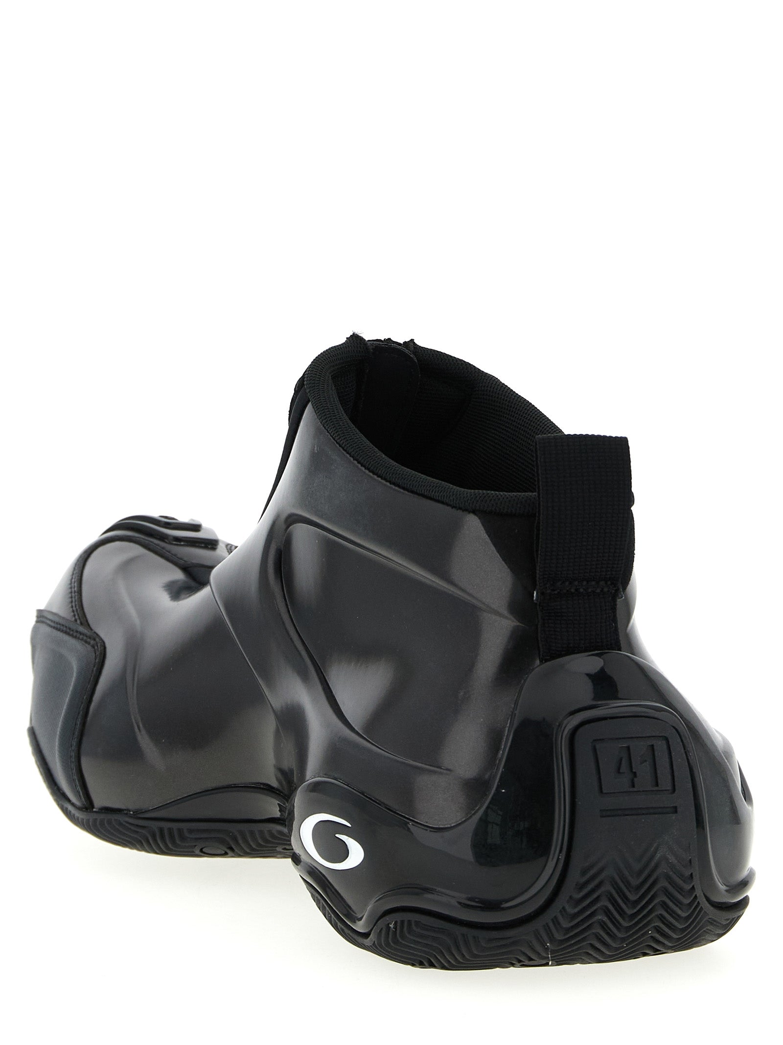 Balenciaga Basketball Black Polyester Athletic Sneakers - EU 41 | US 8