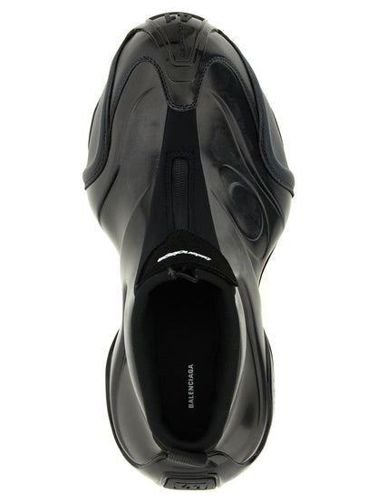 Balenciaga Basketball Black Polyester Athletic Sneakers - EU 41 | US 8