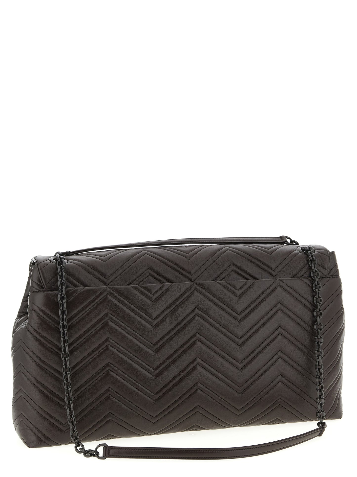 Gucci GG Marmont Brown Calfskin Shoulder Bag