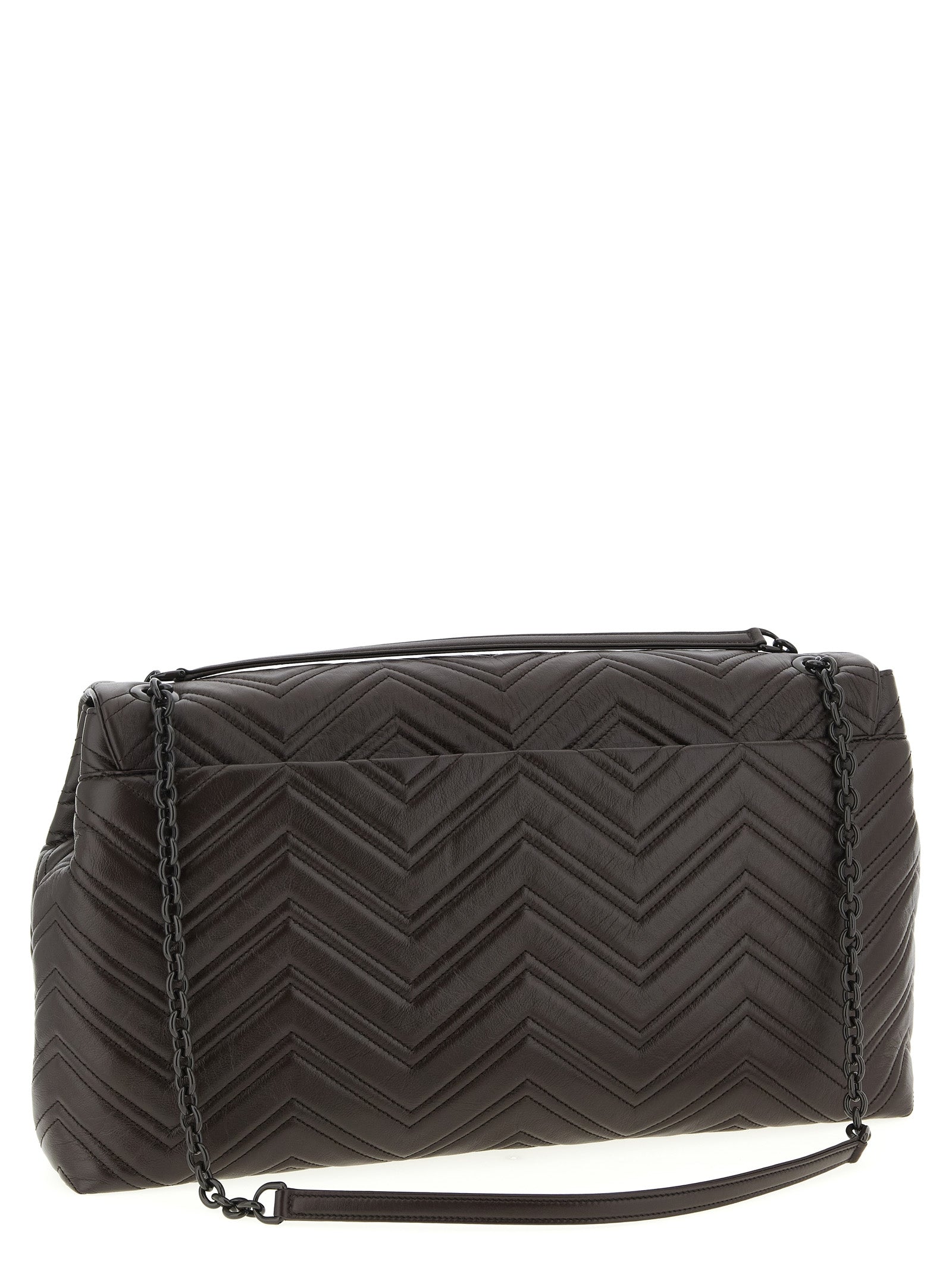Gucci GG Marmont Brown Calfskin Shoulder Bag