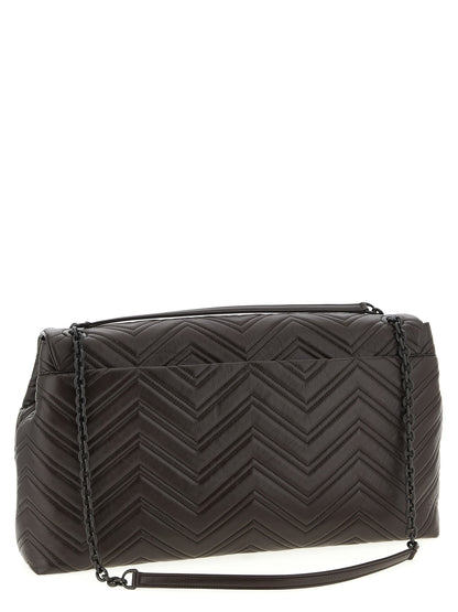 Gucci GG Marmont Brown Calfskin Shoulder Bag