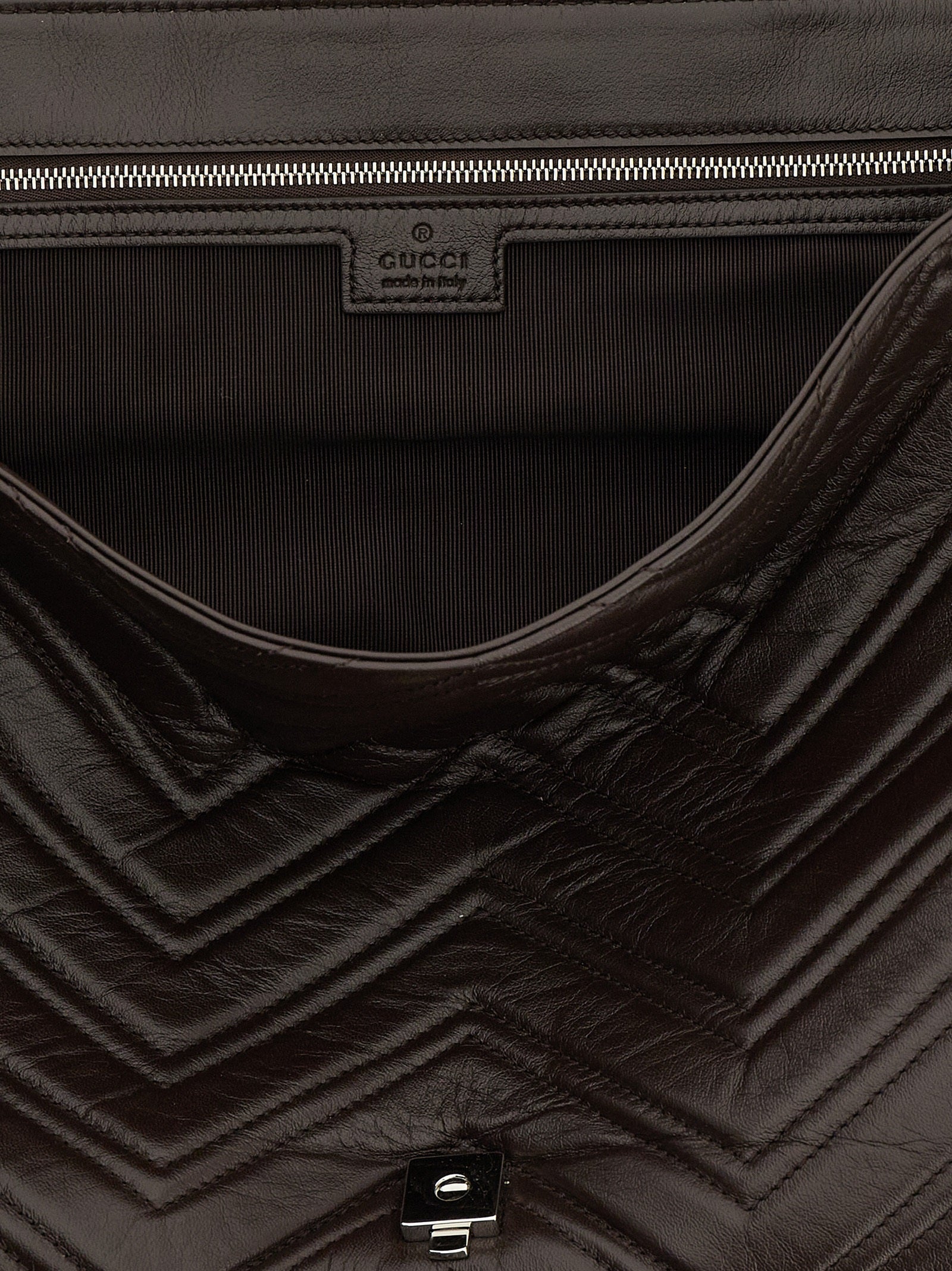 Gucci GG Marmont Brown Calfskin Shoulder Bag