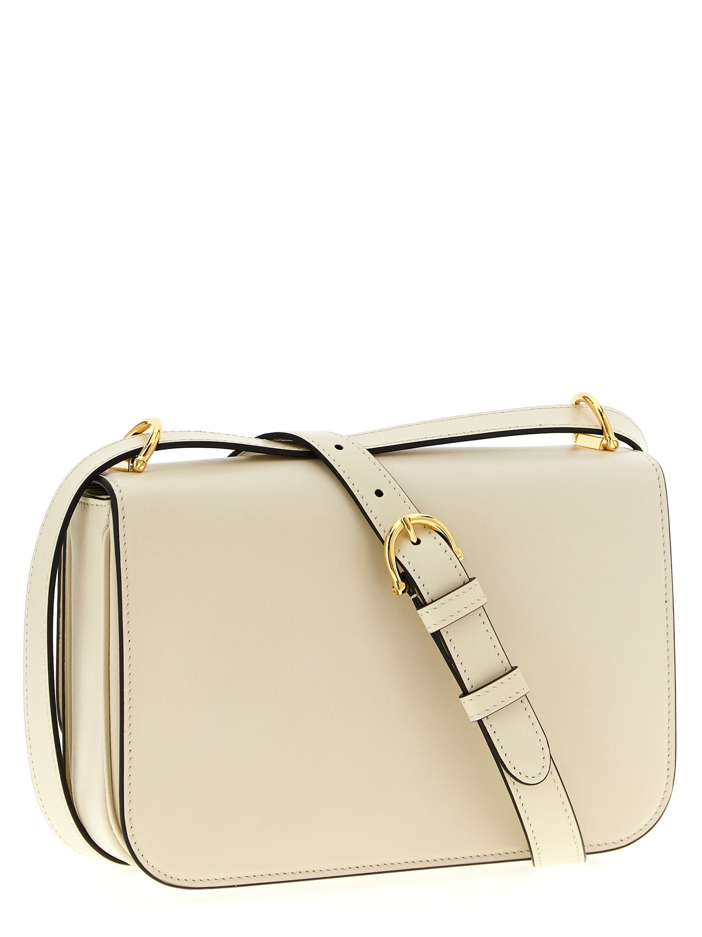 Gucci White Calfskin Siena Crossbody Bag