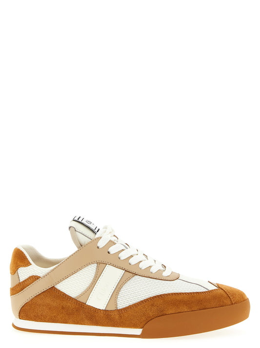 Chloé Beige Low Top Sneakers