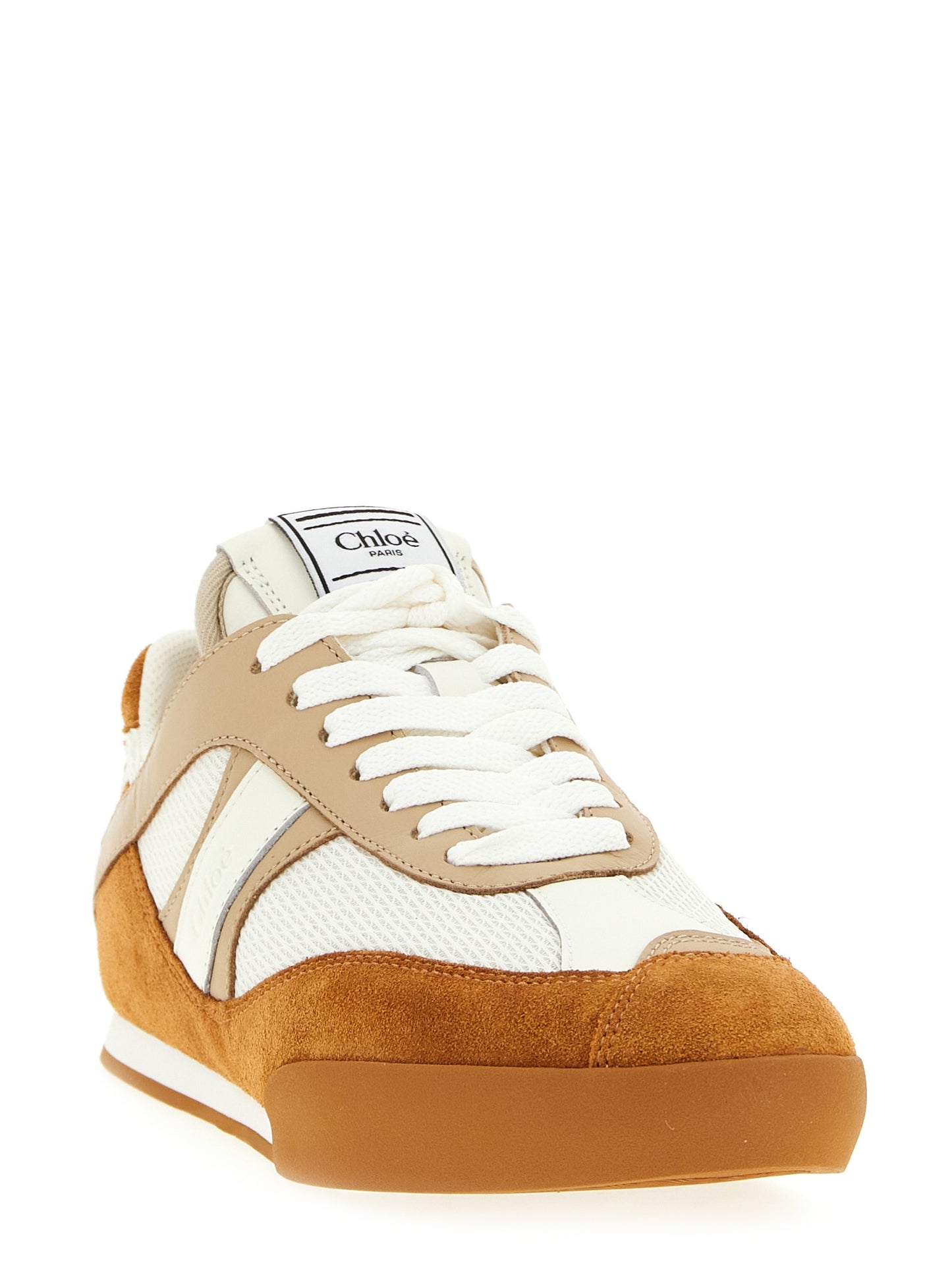 Chloé Beige Low Top Sneakers