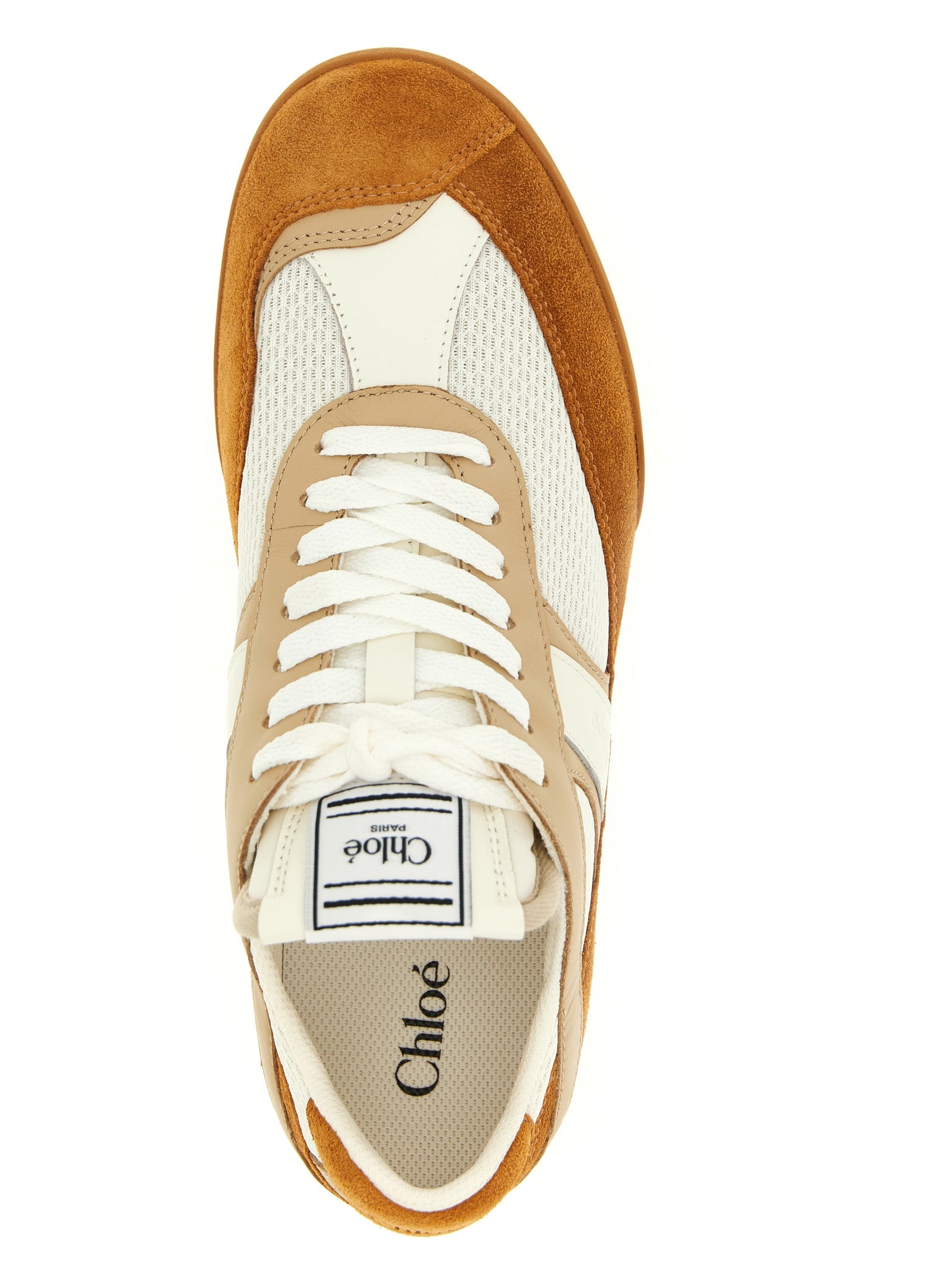 Chloé Beige Low Top Sneakers