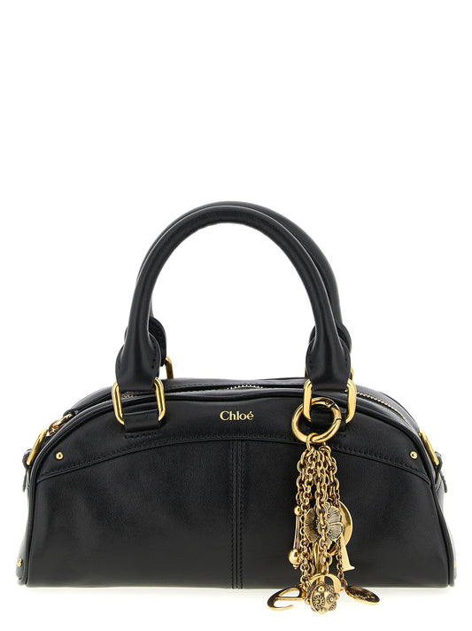 Chloé Black Calfskin ‘Bowling piccola’ Handbag
