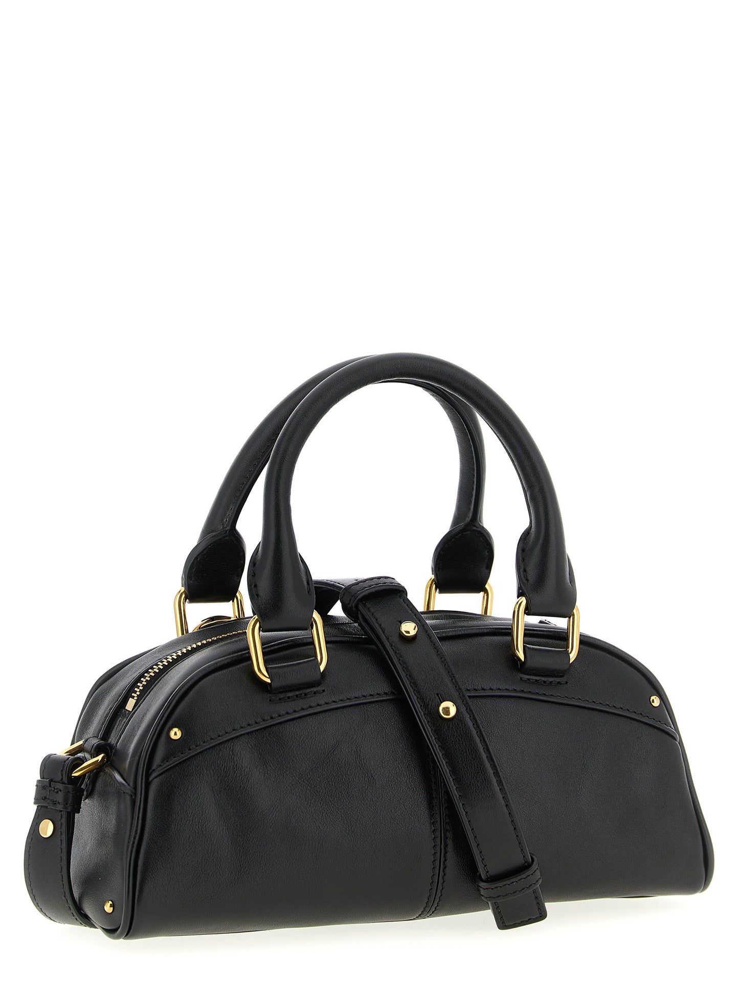 Chloé Black Calfskin ‘Bowling piccola’ Handbag