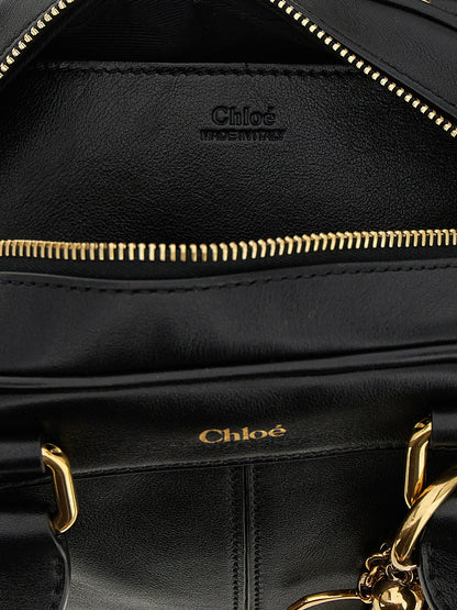 Chloé Black Calfskin ‘Bowling piccola’ Handbag