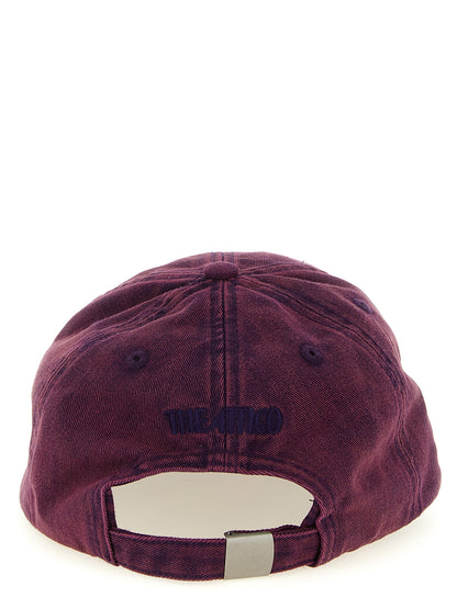 The Attico Purple Cotton Cap (Baseball Hat) L/XL