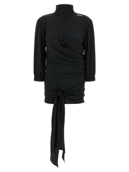 The Attico Black Acetate Tank Top