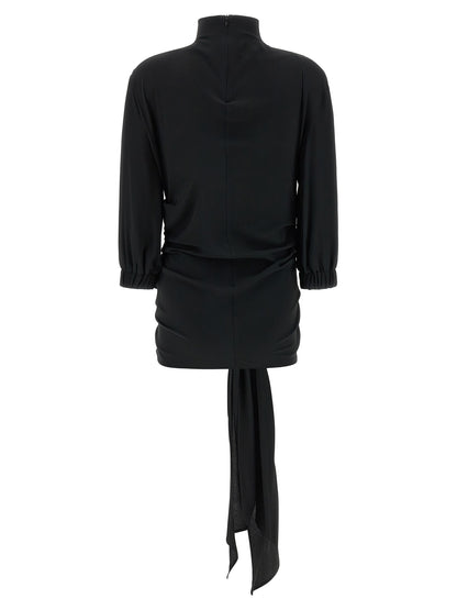The Attico Black Acetate Tank Top
