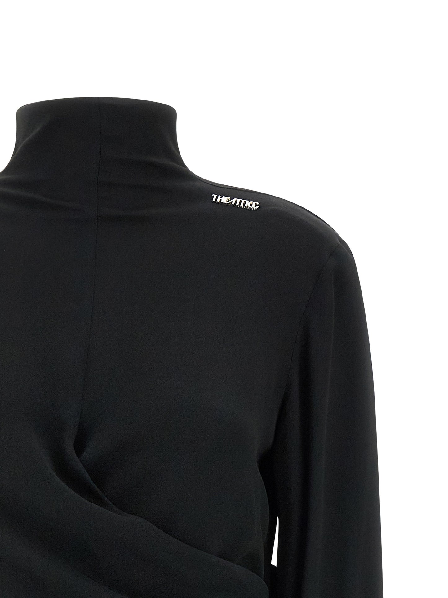 The Attico Black Acetate Tank Top