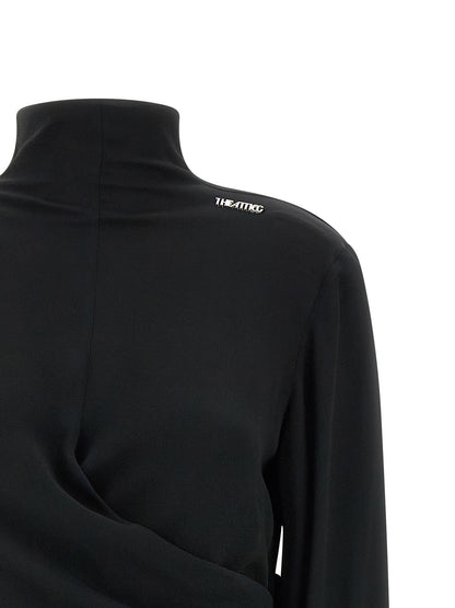 The Attico Black Acetate Tank Top