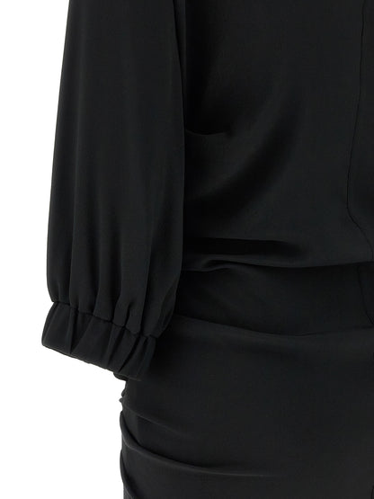 The Attico Black Acetate Tank Top