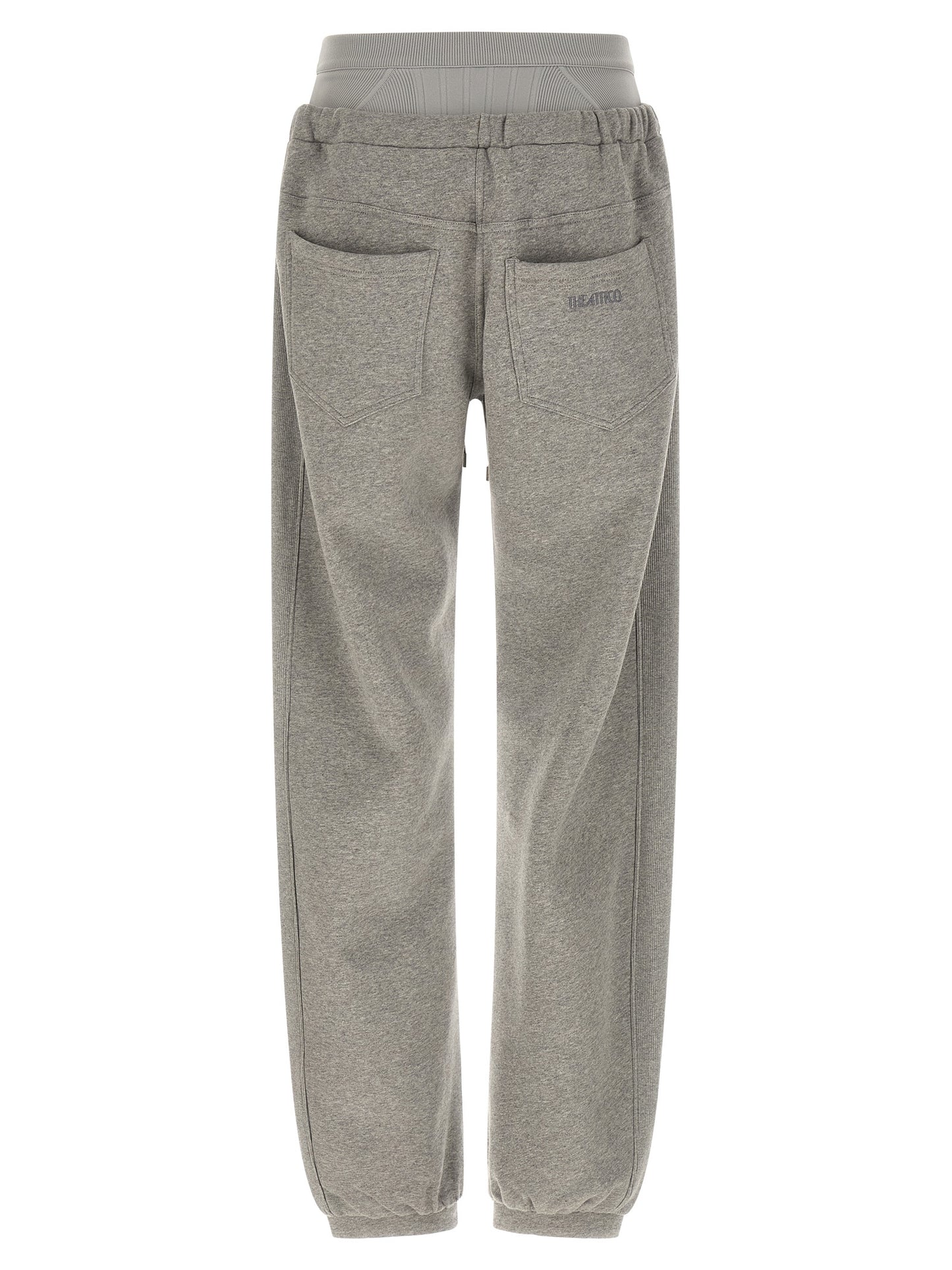 The Attico Gray Cotton Joggers for Women