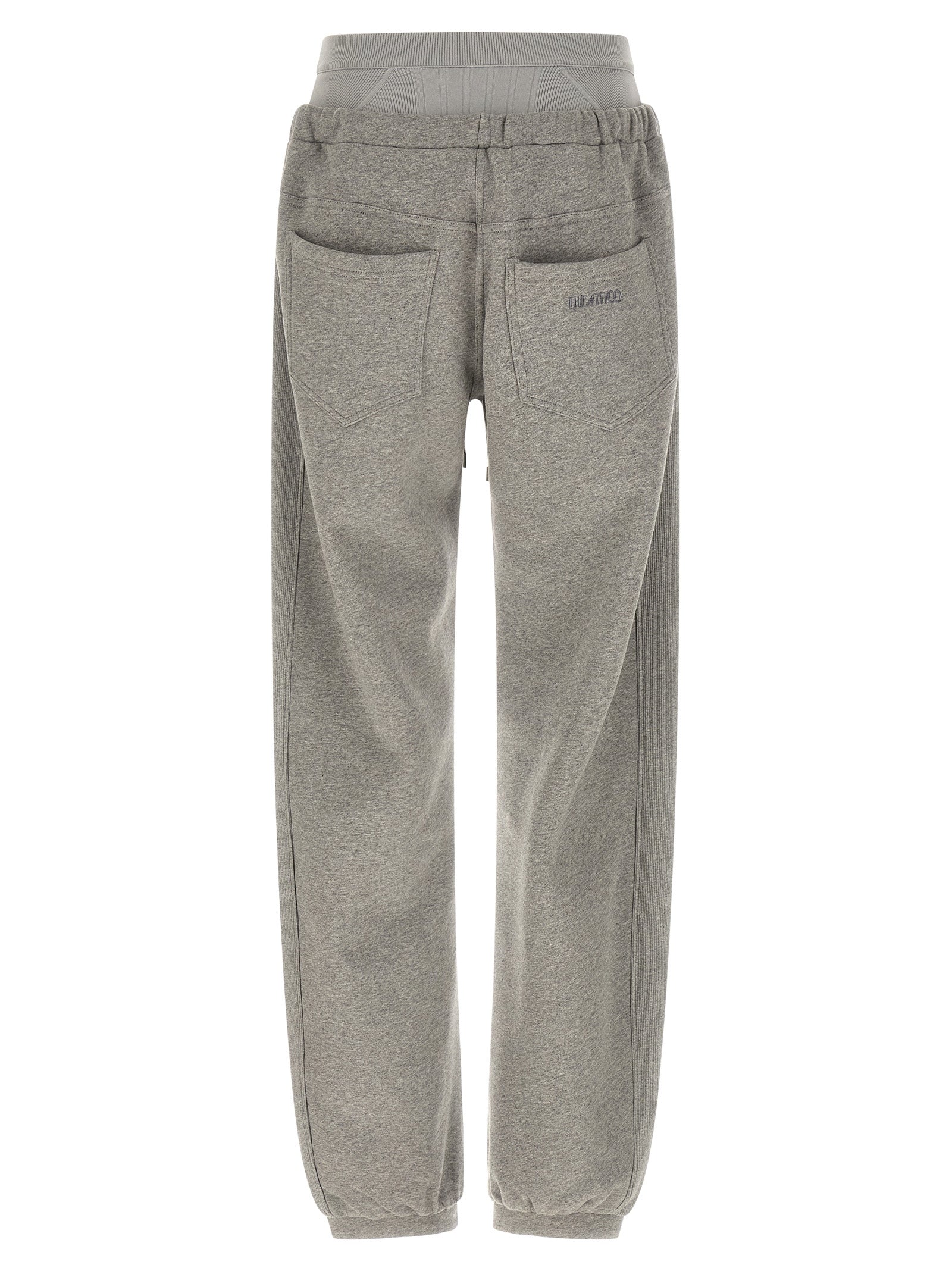 The Attico Gray Cotton Joggers for Women