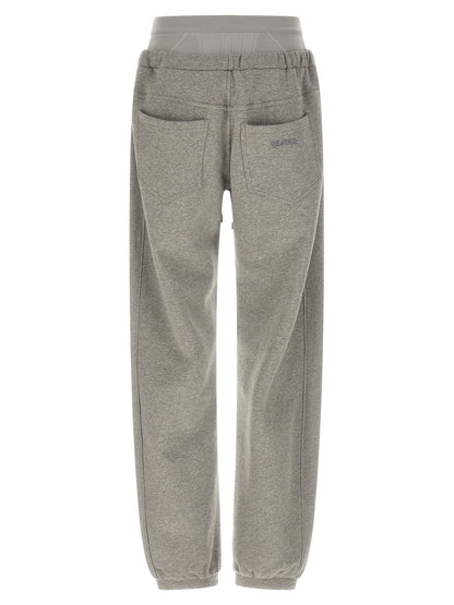 The Attico Gray Cotton Joggers for Women
