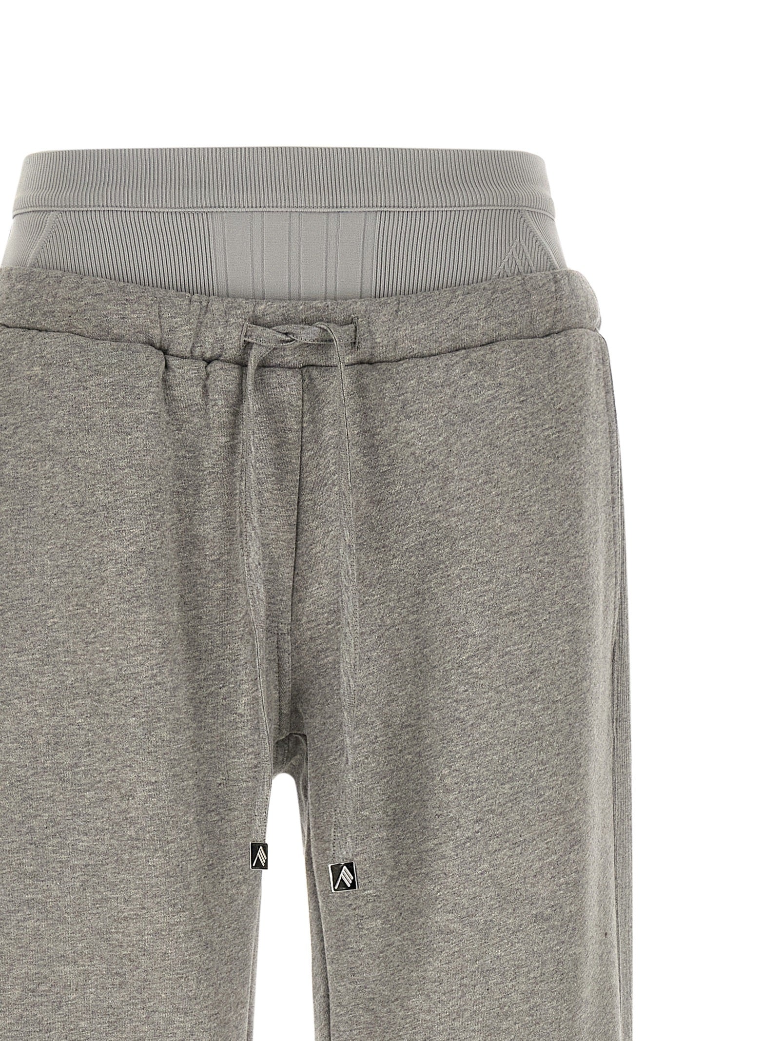 The Attico Gray Cotton Joggers for Women