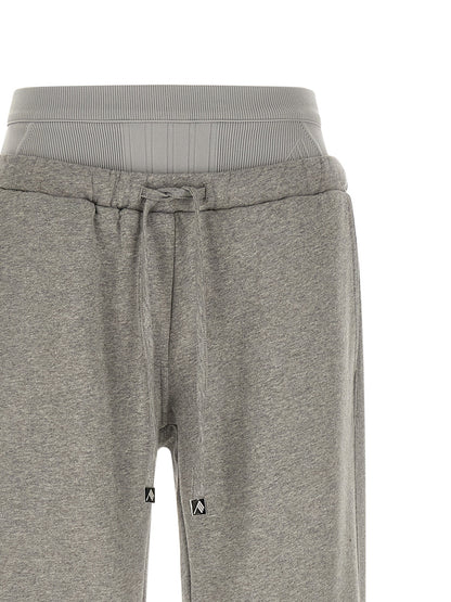 The Attico Gray Cotton Joggers for Women