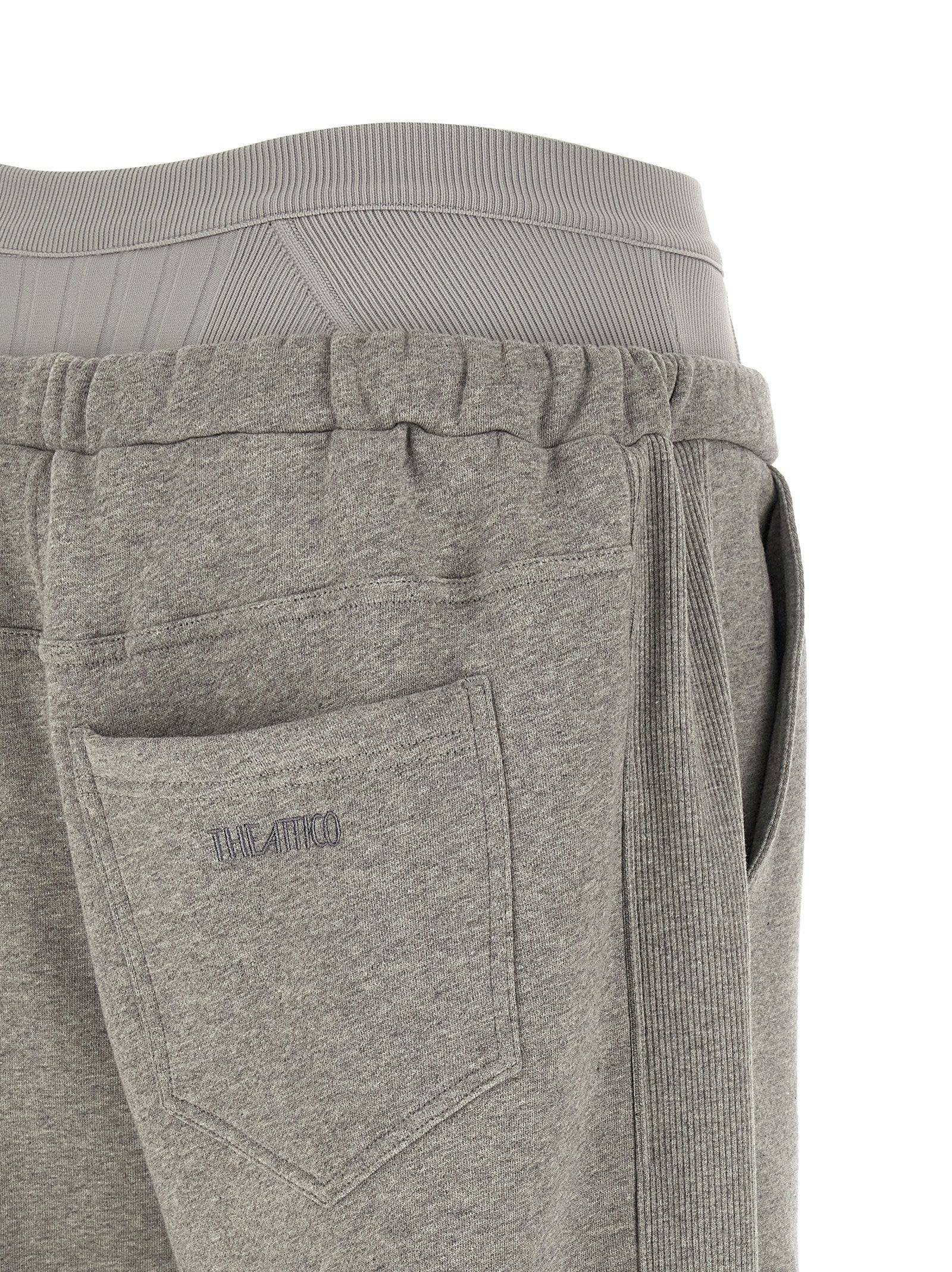The Attico Gray Cotton Joggers for Women
