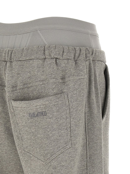 The Attico Gray Cotton Joggers for Women