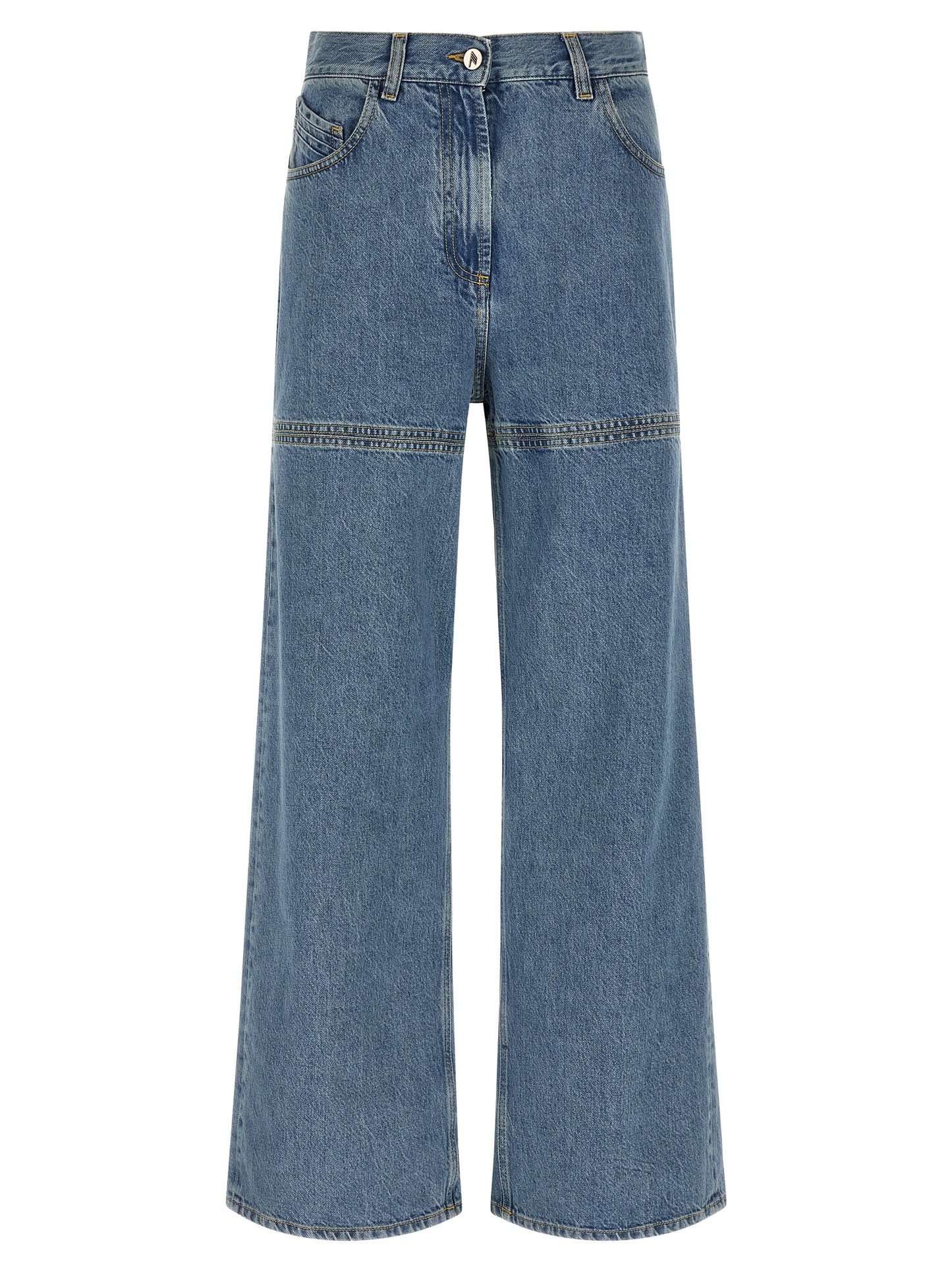 The Attico Blue Cotton Jeans Denim - W28