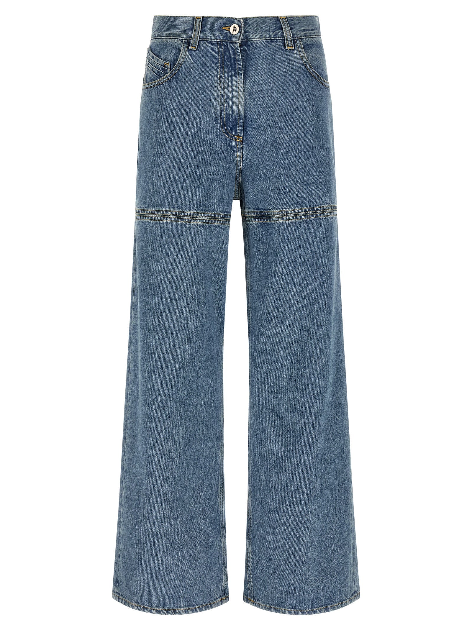 The Attico Blue Cotton Jeans Denim - W28