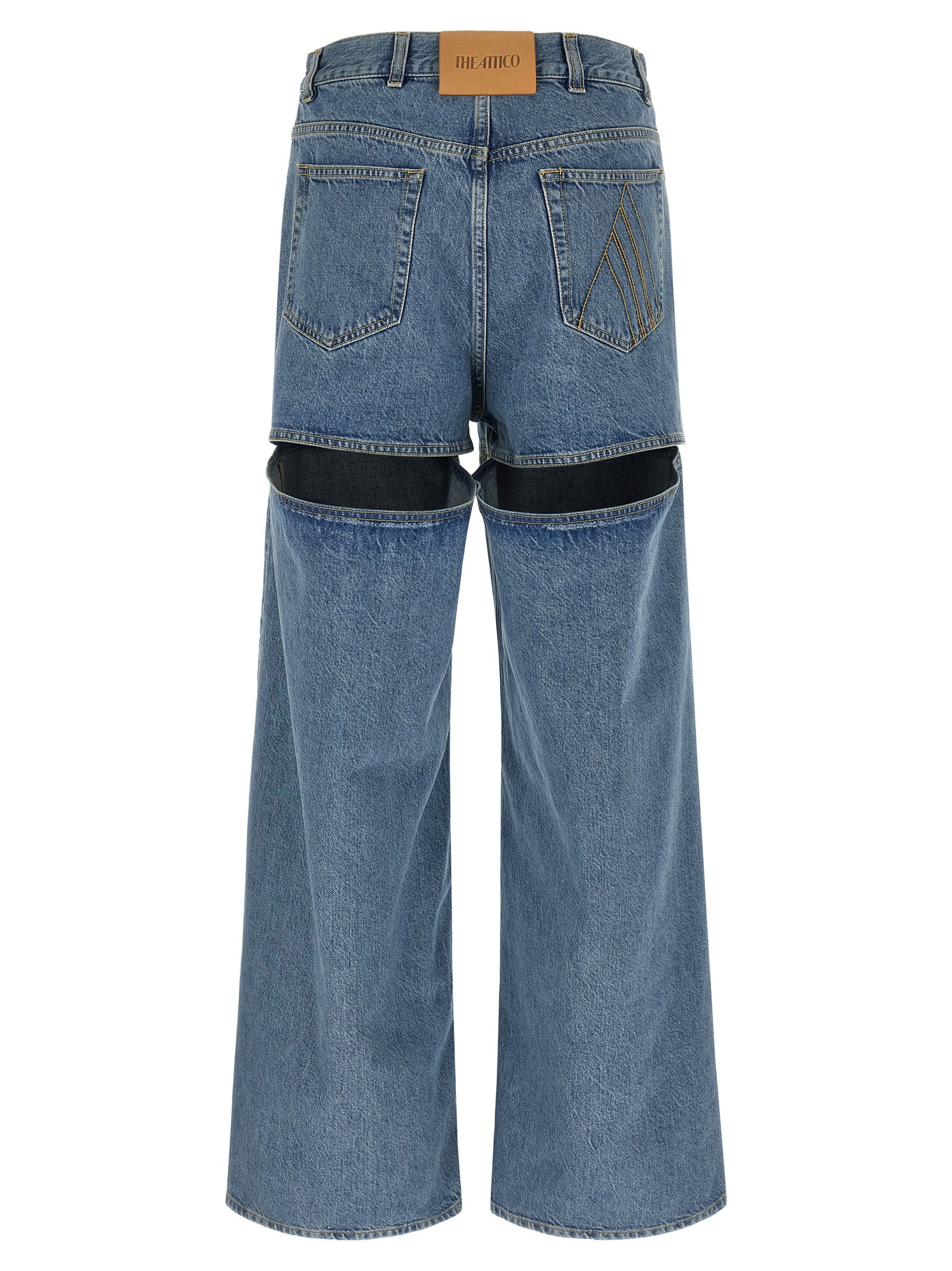 The Attico Blue Cotton Jeans Denim - W28
