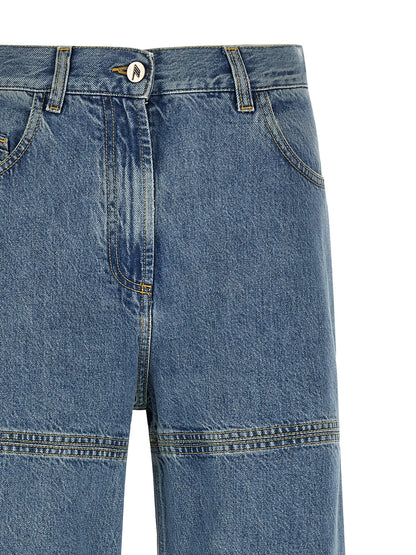 The Attico Blue Cotton Jeans Denim - W28