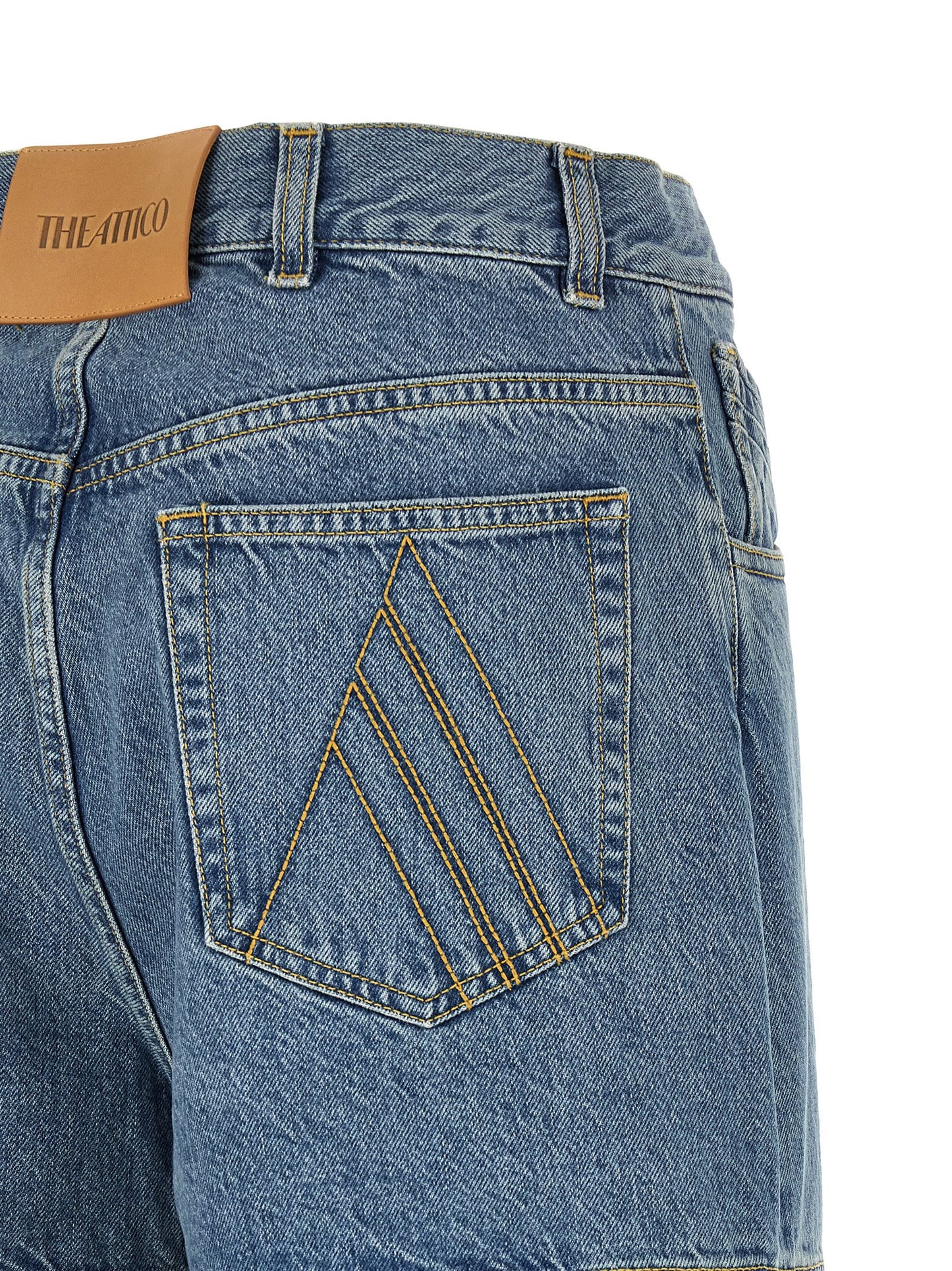 The Attico Blue Cotton Jeans Denim - W28