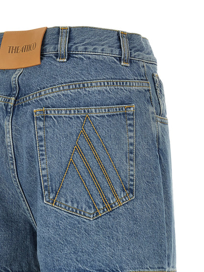 The Attico Blue Cotton Jeans Denim - W28