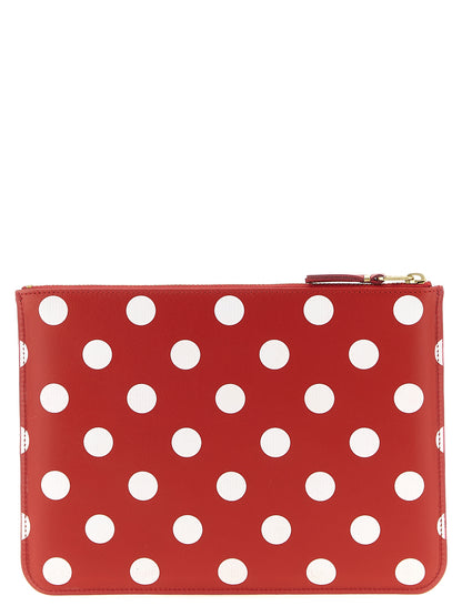 Comme des Garçons Multicolor Polka Dot Calfskin Wallet