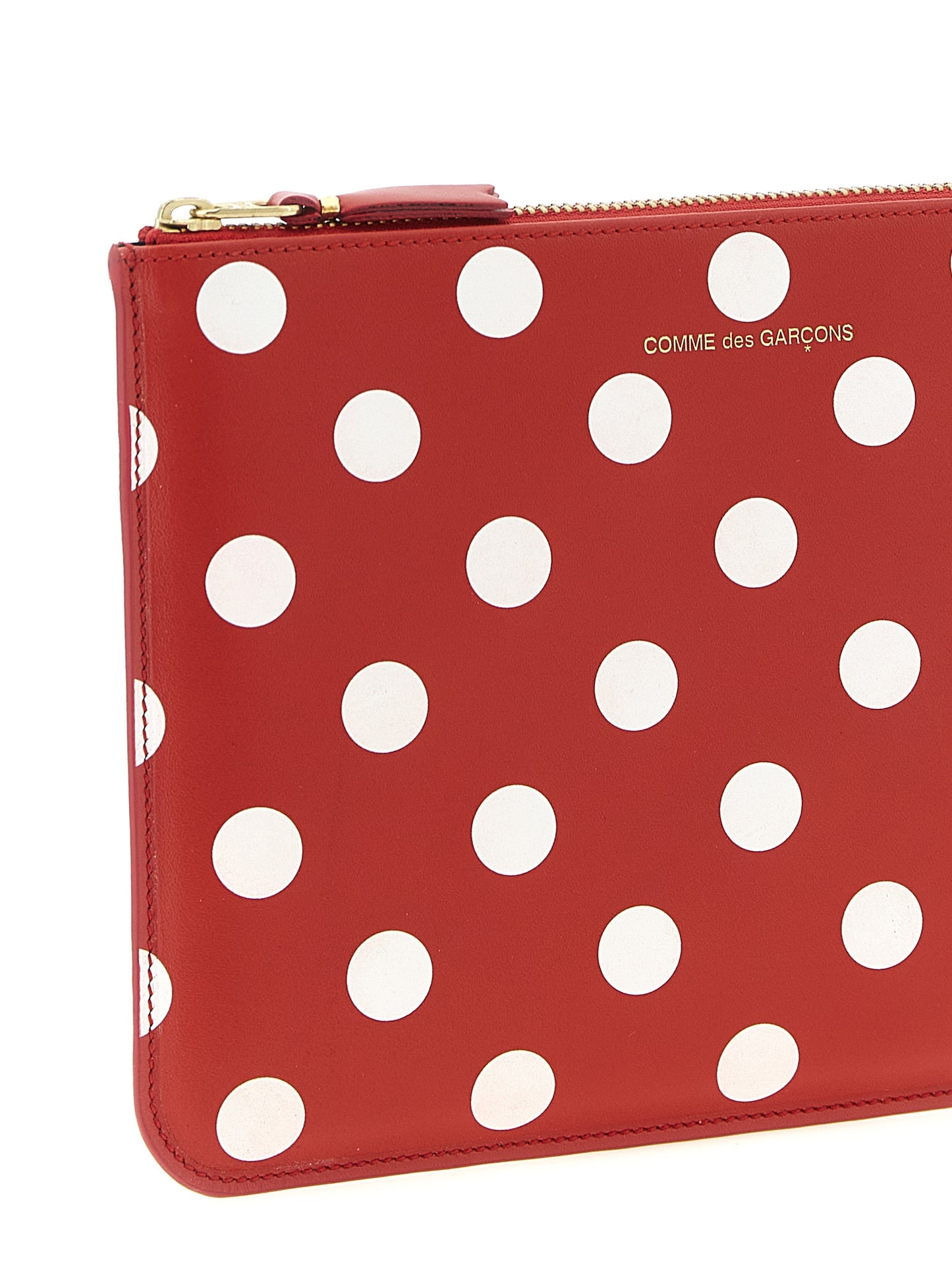 Comme des Garçons Multicolor Polka Dot Calfskin Wallet