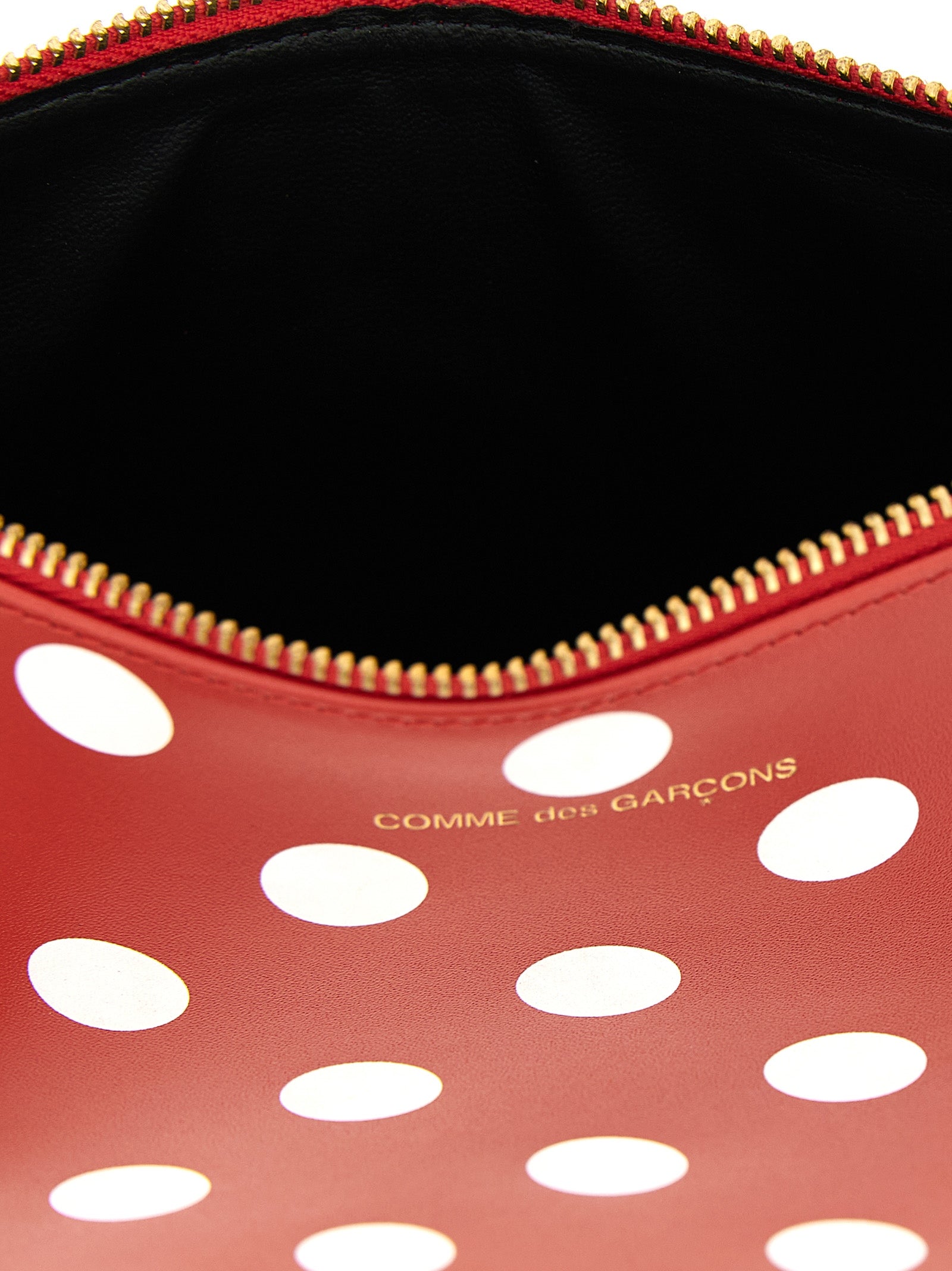 Comme des Garçons Multicolor Polka Dot Calfskin Wallet