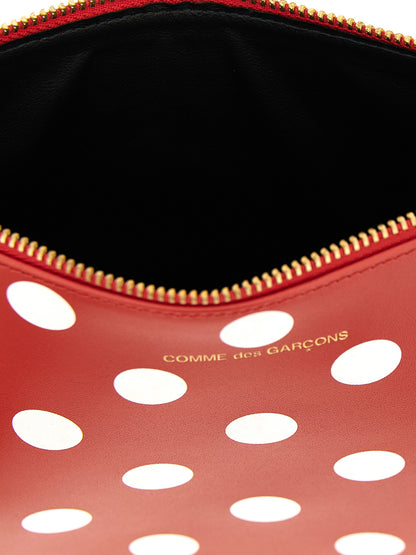 Comme des Garçons Multicolor Polka Dot Calfskin Wallet