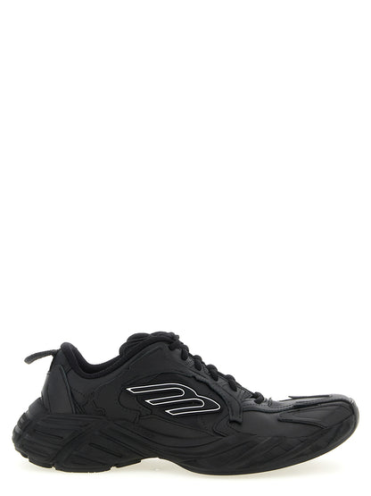 Balenciaga Black Calfskin Monday Sneakers